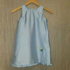 Kelly's Kids blue embroidered dress, girls sz 6